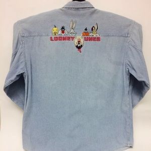 Warner Bros. Studio Store Looney Tunes Button Down